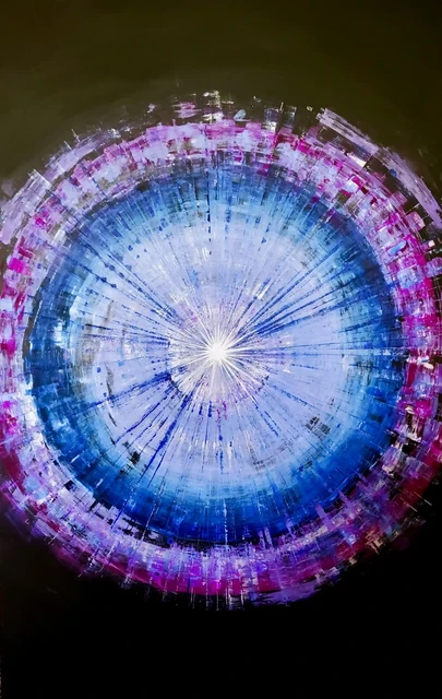 Blue Galaxy by Samira Mohammadkhani